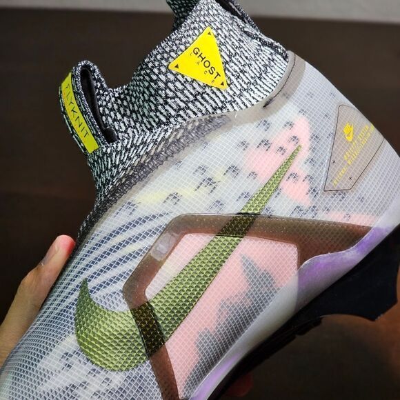 Nike Alpha Menace Elite 3 Football Cleats Flyknit 13 Wolf Grey Black CV0578 001 - Picture 12 of 17